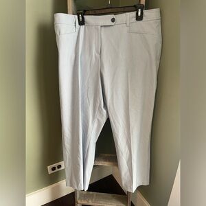 Preston & York Striped Ankle Pants